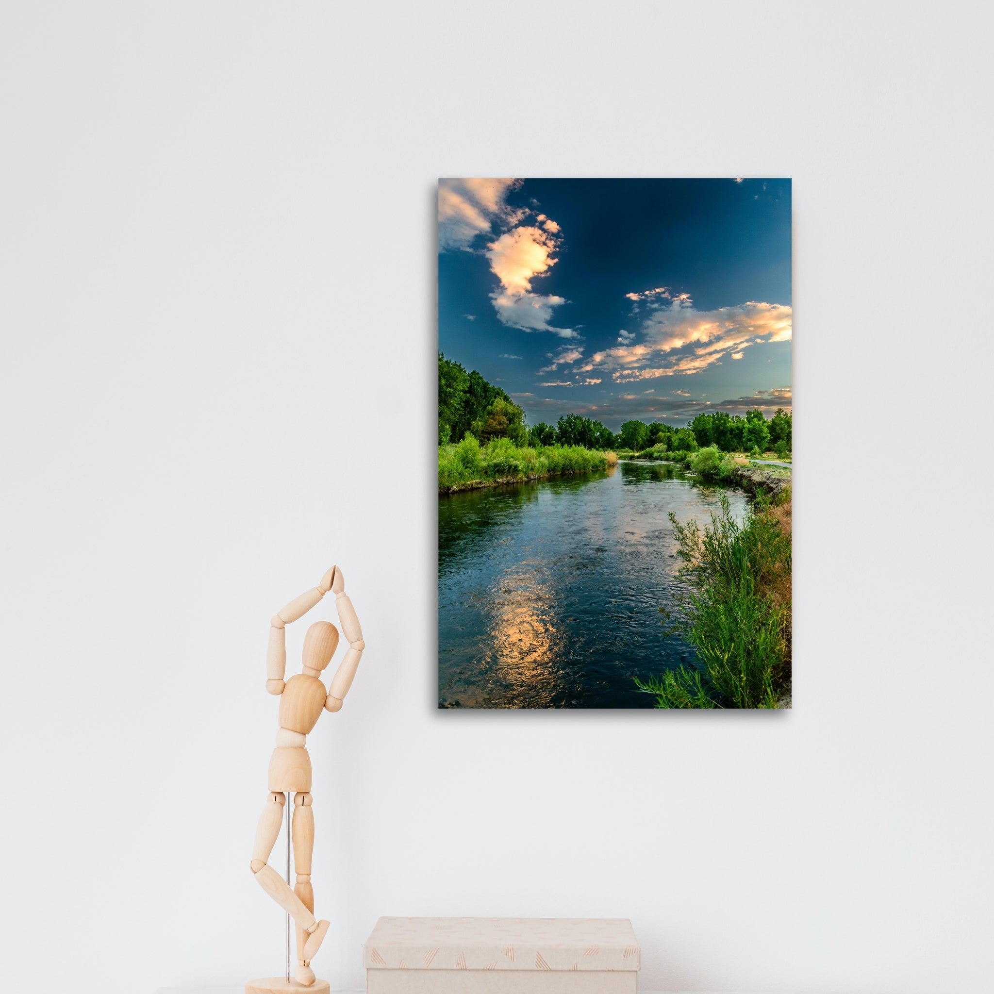 personalized portrait metal print