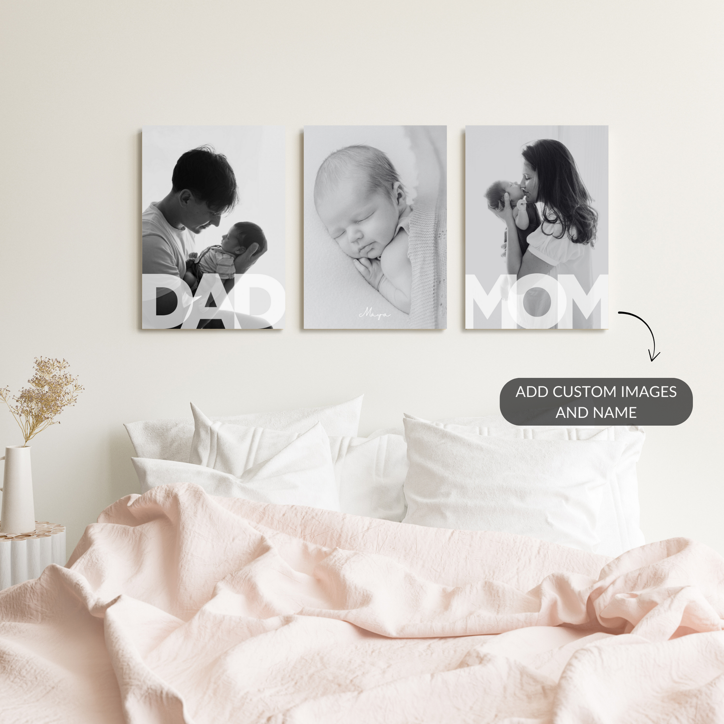 Our Greatest Gift – Custom Family Metal Print Bundle (Set of 3)