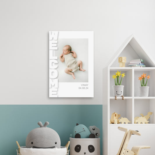 Welcome to the World – Custom Metal Print