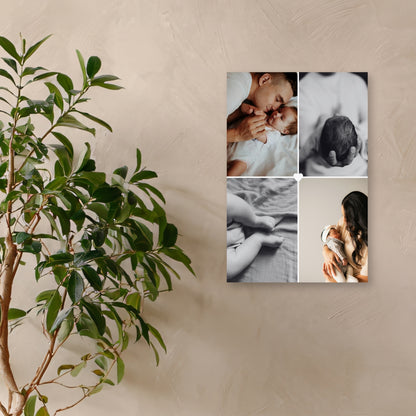 Fourfold Collage – Custom Photo Metal Print