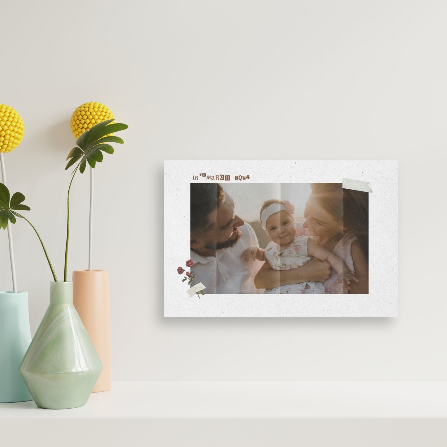 Taped in Time – Custom Metal Print