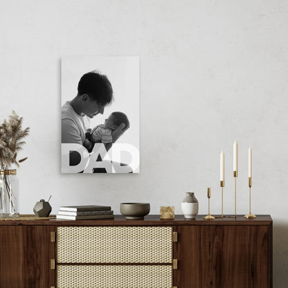 Forever Dad – Custom Photo Metal Print