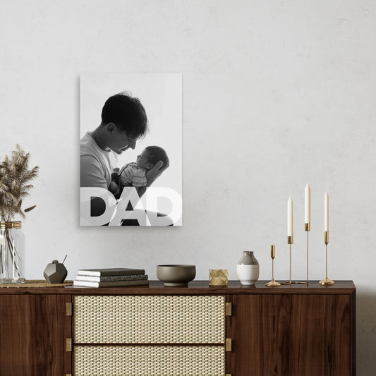 Forever Dad – Custom Photo Metal Print