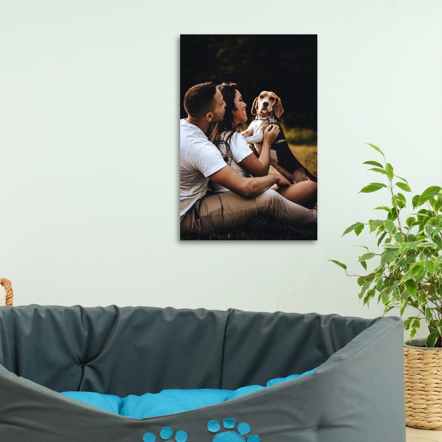 custom pet metal print