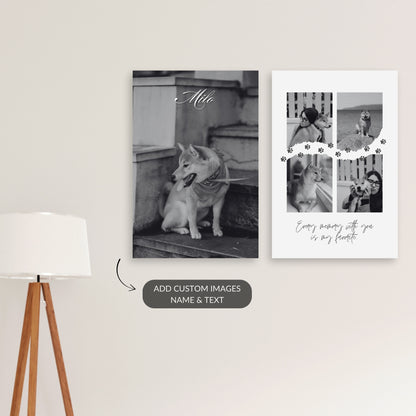 Timeless Pet Memories – Custom Metal Print Bundle (Set of 2)