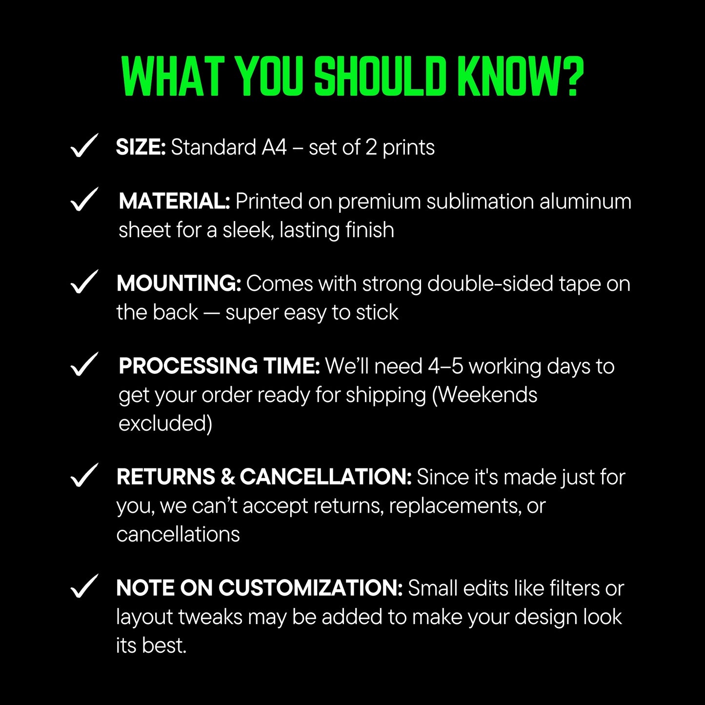 Our Story – Custom Couple & Calendar Metal Print Bundle (Set of 2)