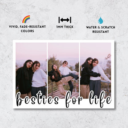 Besties For Life – Custom Metal Print