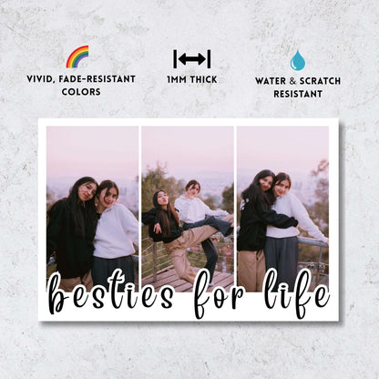 Besties For Life – Custom Metal Print