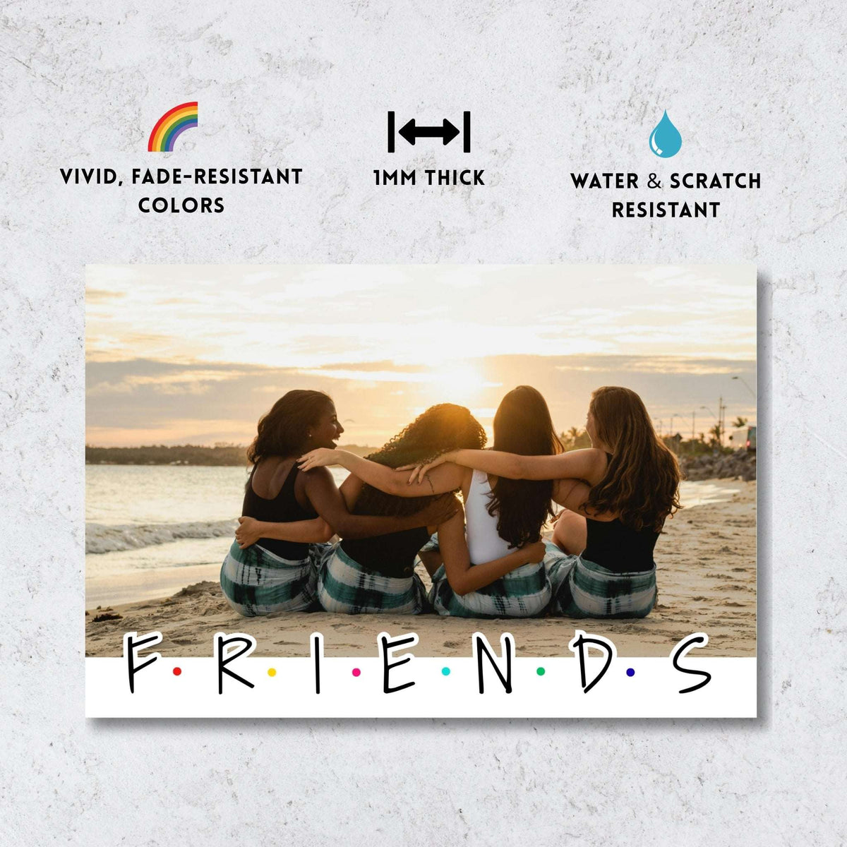 F.R.I.E.N.D.S – Custom Metal Print