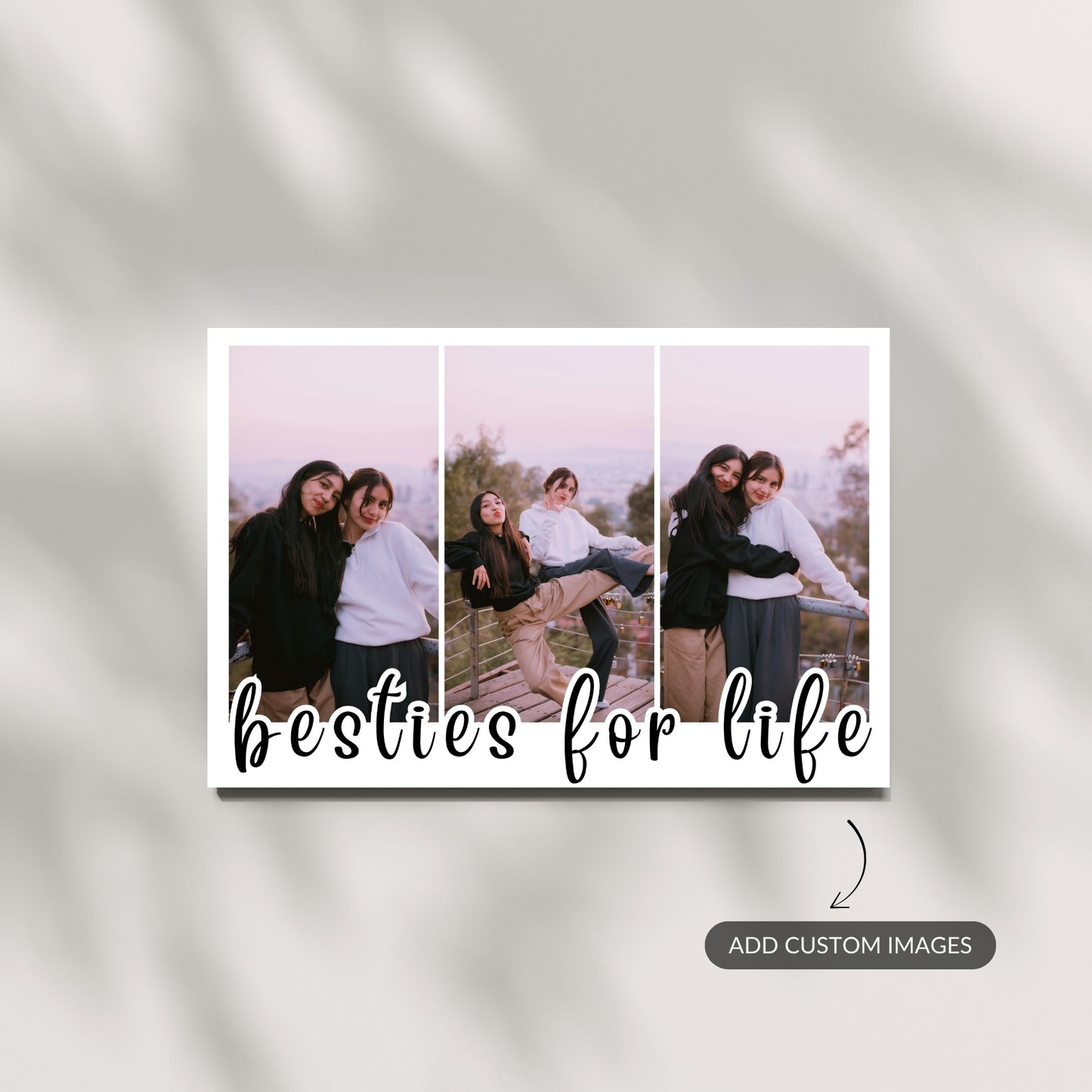 Besties For Life – Custom Metal Print