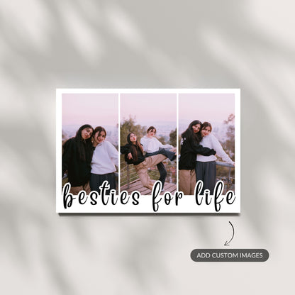 Besties For Life – Custom Metal Print