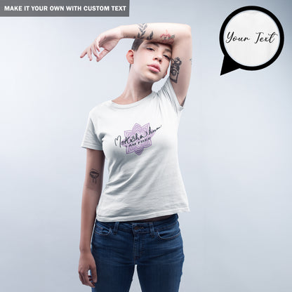 Moksha Hum - I AM FREE - Printed White TShirt - Women
