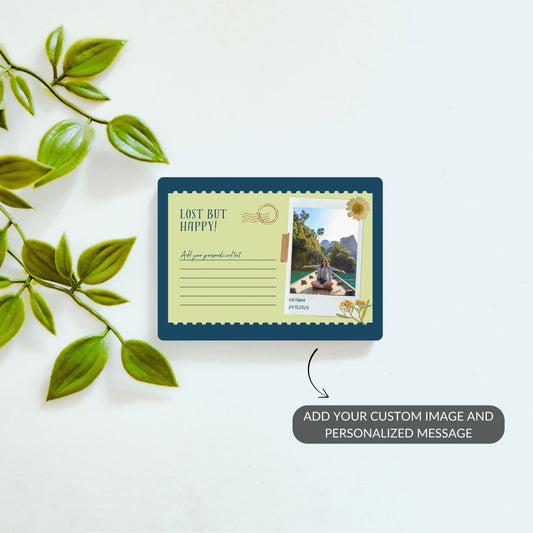 Postcard Memories - Custom Fridge Magnet