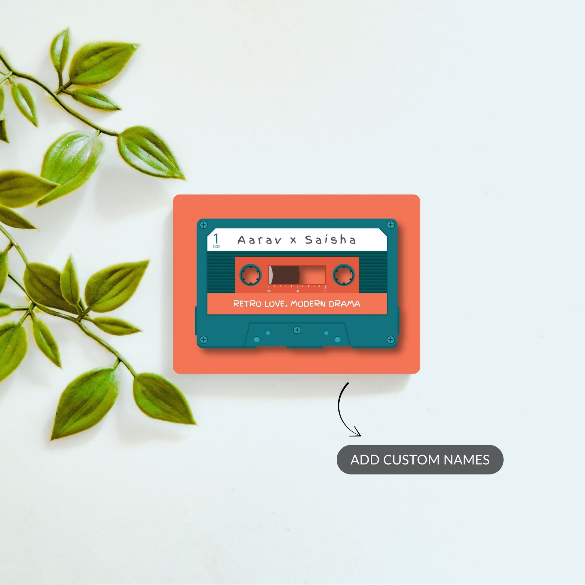 Retro Love - Custom Fridge Magnet