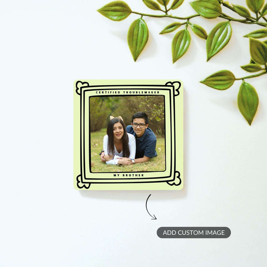 Certified Troublemaker - Custom Fridge Magnet