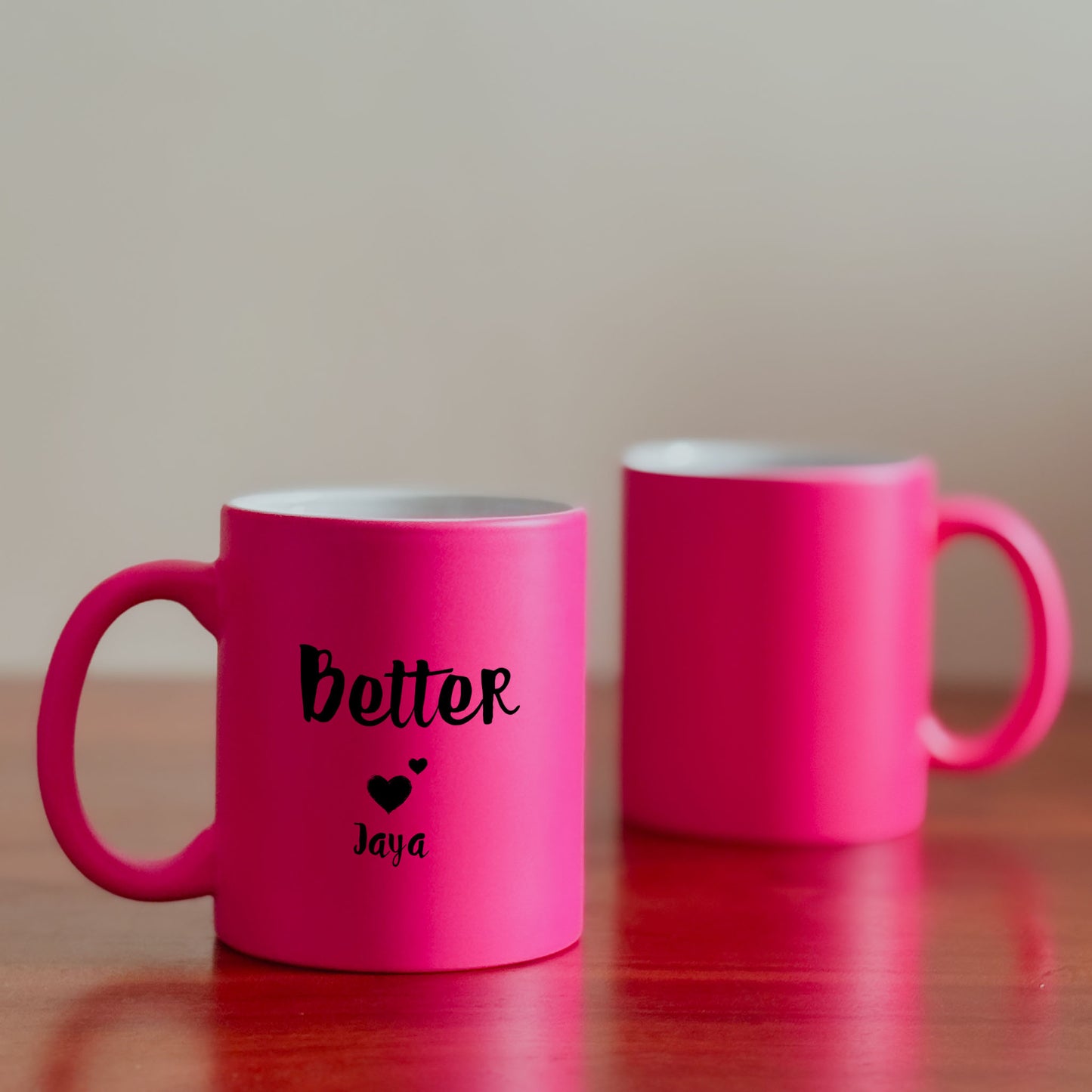 Better Together - Custom Neon Mug (Set of 2)