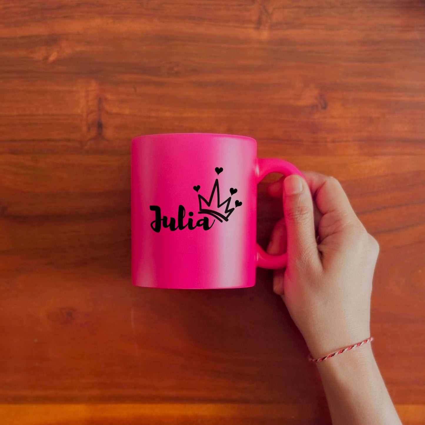 Crowned in Love - Custom Neon Mug (Set of 2)
