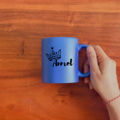 Crowned in Love - Custom Neon Mug (Set of 2)