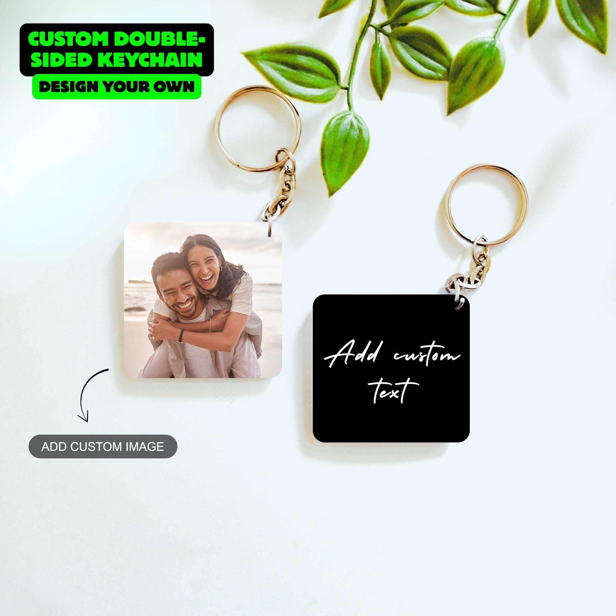 Custom Double Sided Keychain