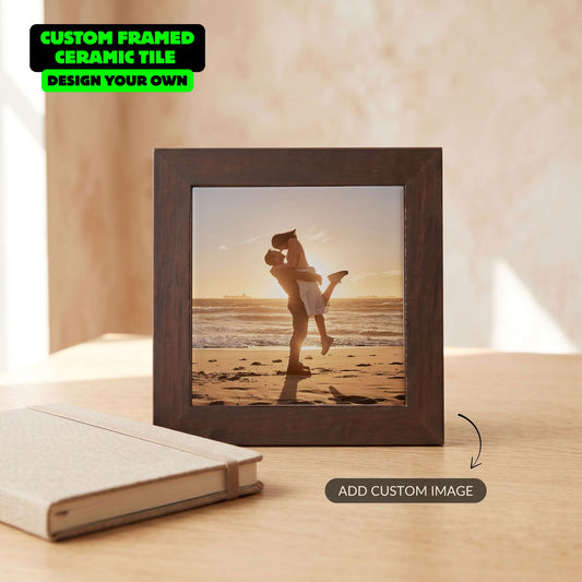 Custom Framed Ceramic Tile