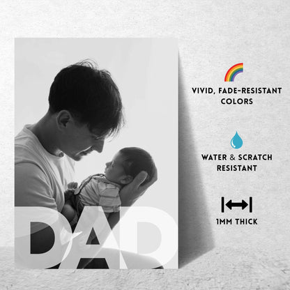 Forever Dad – Custom Photo Metal Print