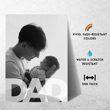 Forever Dad – Custom Photo Metal Print