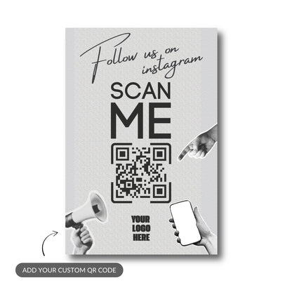 Scan & Connect Duo – Custom QR Metal Print Bundle (Set of 2)