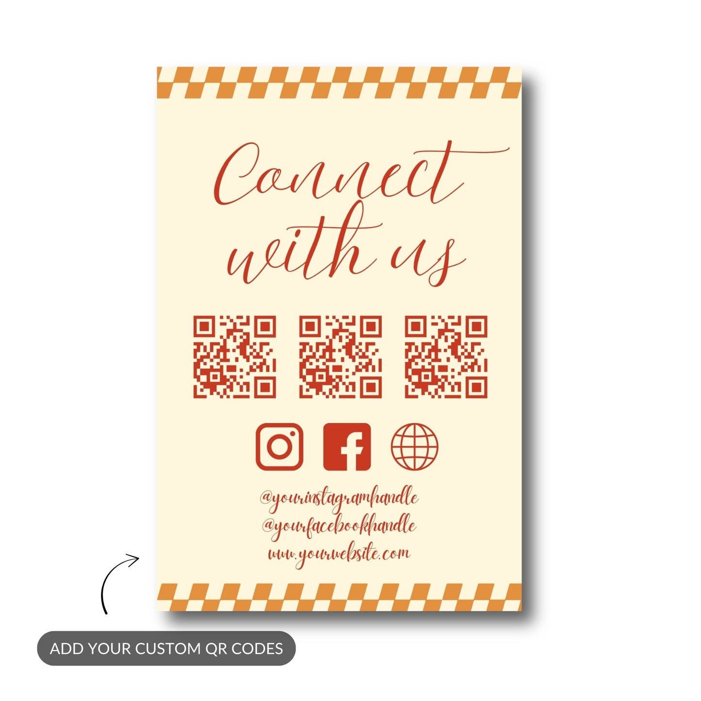 Stay Connected – Custom QR Metal Print Bundle (Set of 2)