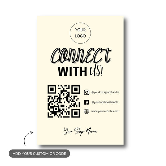 Personalized Business QR – Custom QR Metal Print
