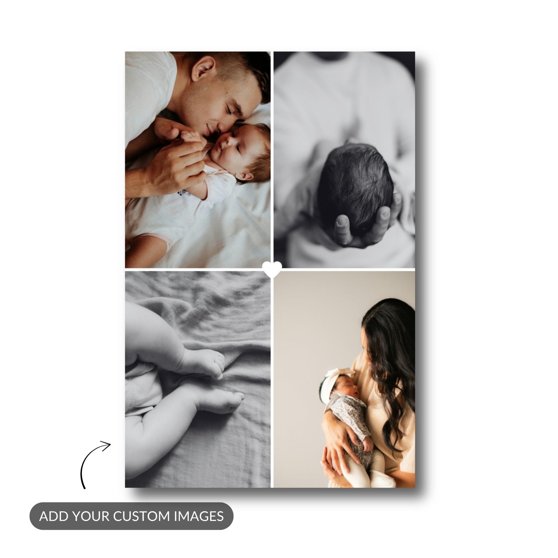Welcome to the World – Custom Metal Print Bundle (Set of 2)