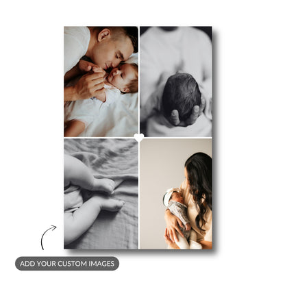 Welcome to the World – Custom Metal Print Bundle (Set of 2)