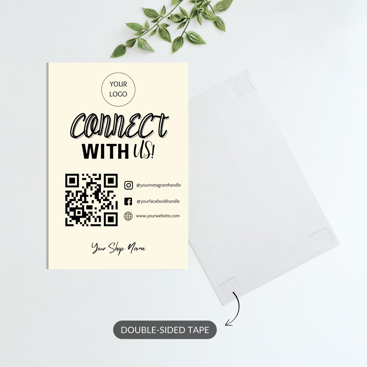 Personalized Business QR – Custom QR Metal Print