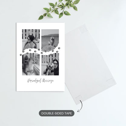 Pawprints of Love – Custom Metal Print