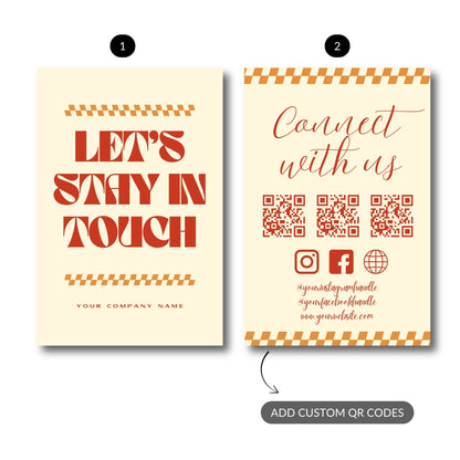 Stay Connected – Custom QR Metal Print Bundle (Set of 2)