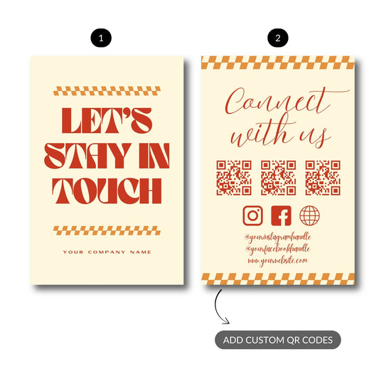 Stay Connected – Custom QR Metal Print Bundle (Set of 2)
