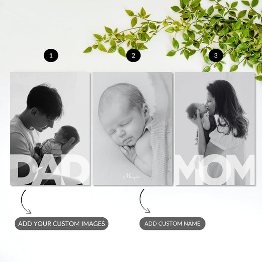 Our Greatest Gift – Custom Family Metal Print Bundle (Set of 3)