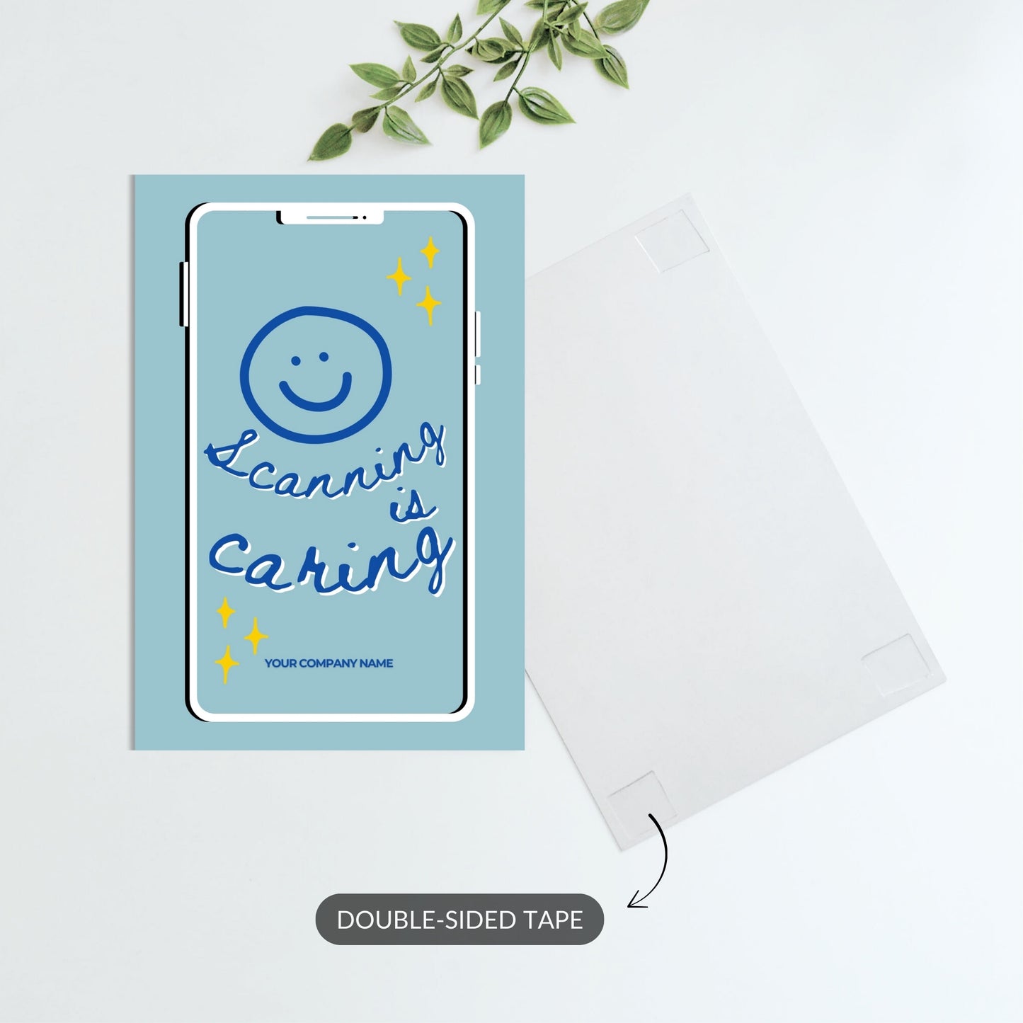 Scanning is Caring – Custom QR Metal Print Bundle (Set of 2)