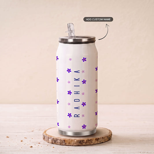 All Over Florals - Custom Can Bottle