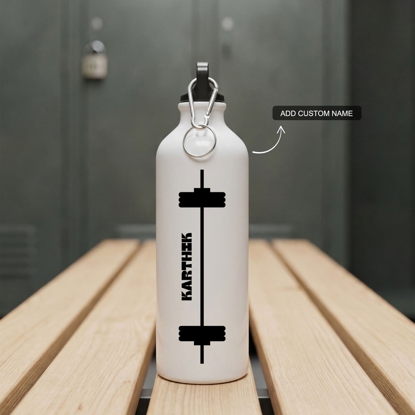 Built Different - Custom White Bottle