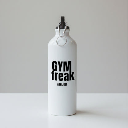 Gym Freak - Custom White Bottle