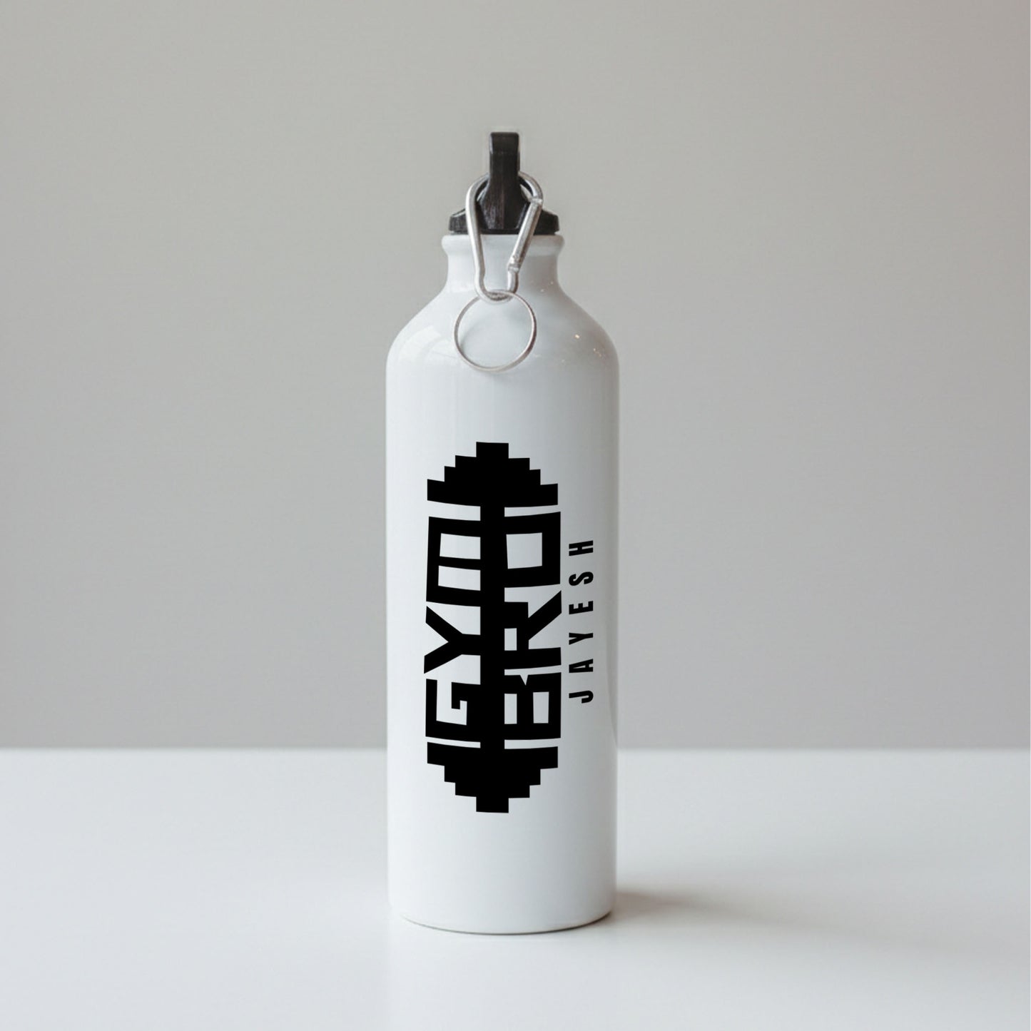 Gym Bro - Custom White Bottle
