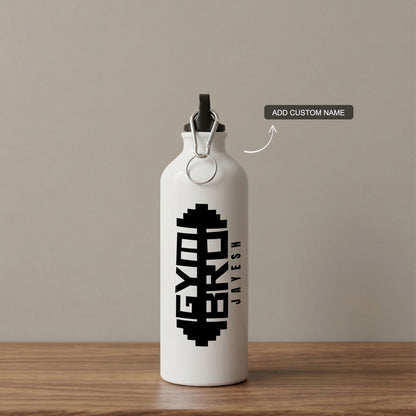 Gym Bro - Custom White Bottle