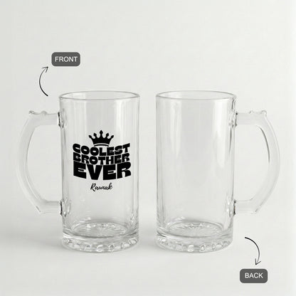 Coolest Brother Ever - Custom Beer Mug