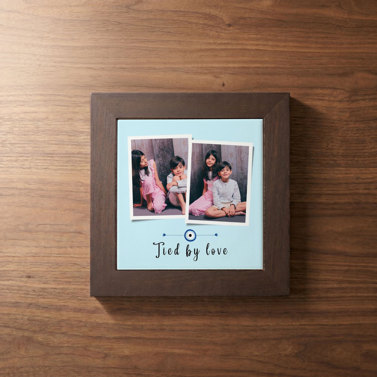 Tied by Love - Custom Framed Ceramic Tile