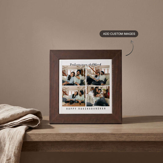 Partners Since Childhood - Custom Framed Ceramic Tile
