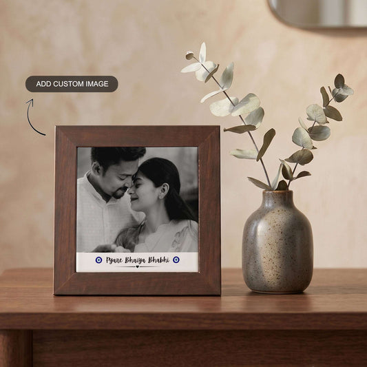Pyare Bhaiya Bhabhi - Custom Framed Ceramic Tile