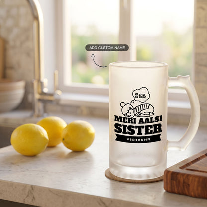 Meri Aalsi Sister - Custom Frosted Beer Mug