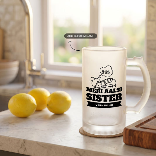 Meri Aalsi Sister - Custom Frosted Beer Mug