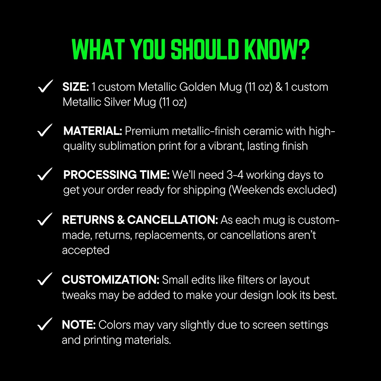 What you should know?