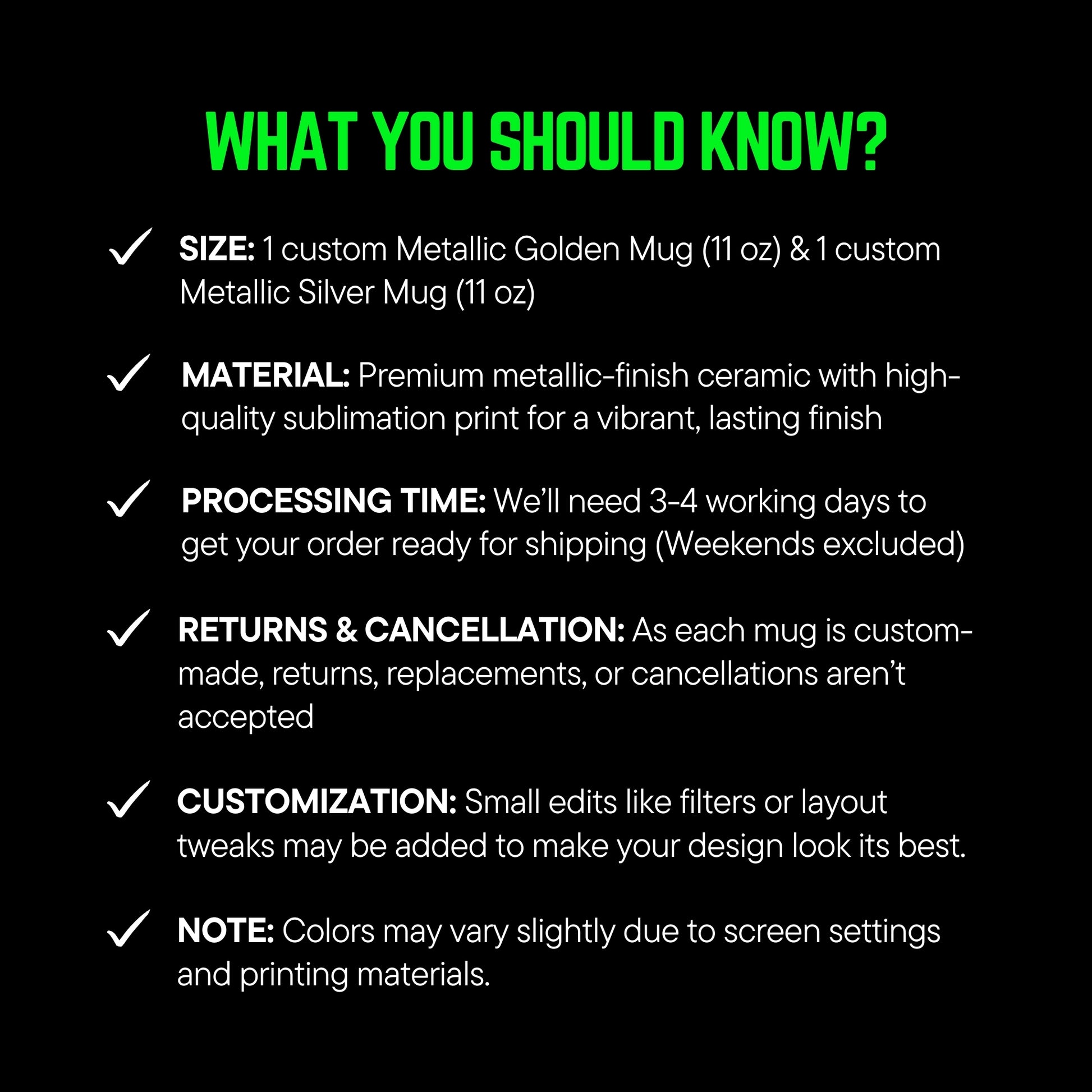 What you should know?